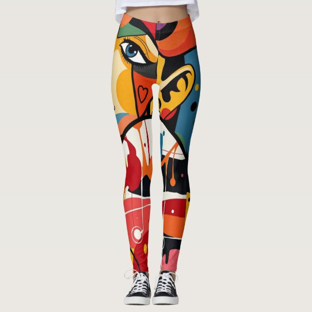Dali Style Leggings (Front)