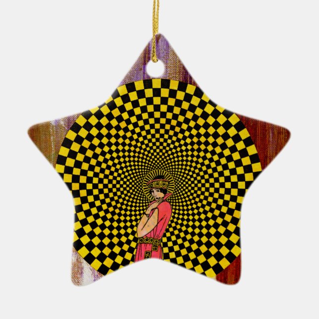 Daliance by Michael Moffa Ceramic Ornament (Front)