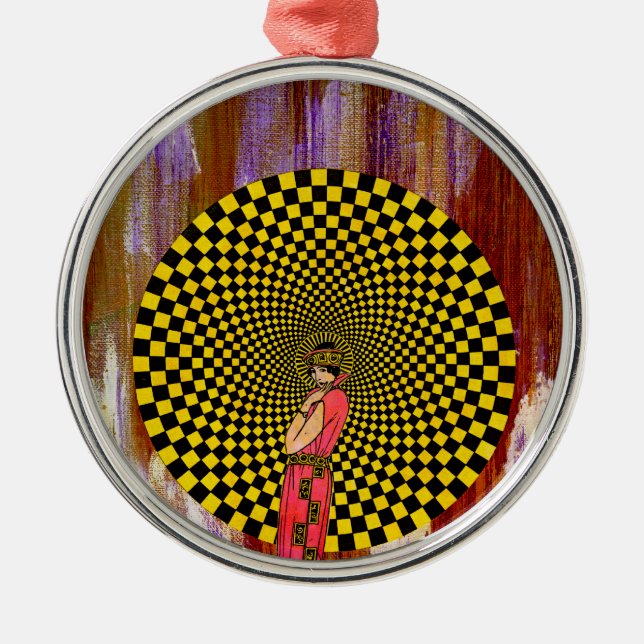 Daliance by Michael Moffa Metal Ornament (Front)