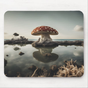 Dali's Mushroom Island  Mouse Pad