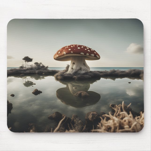 Dali's Mushroom Island  Mouse Pad (Front)