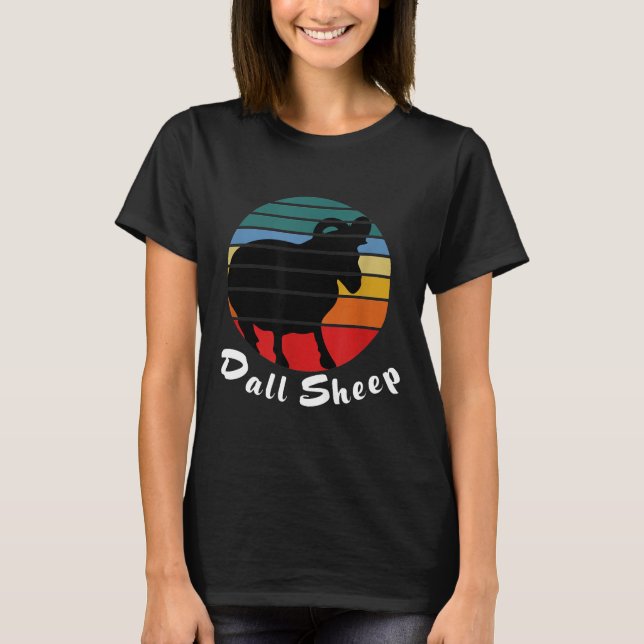 Dall Sheep Artistic Silhouette Art Tee (Front)
