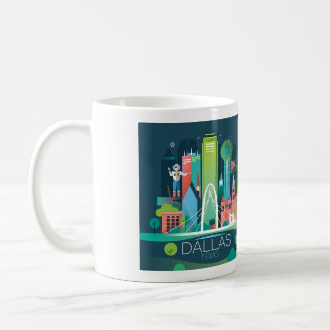 Dallas 11oz or 15oz Mug (Left)