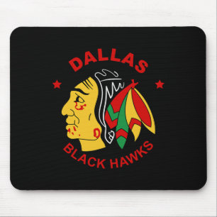 Dallas Black Hawks Vintage Hockey Fan Mouse Pad