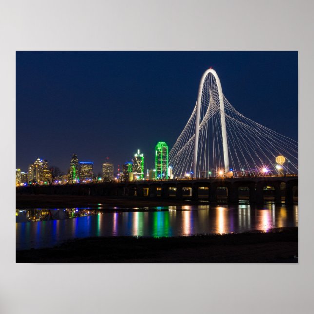 Dallas Bridge View Poster (Front)