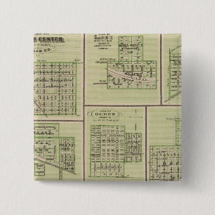 Dallas Centre, Casey, DeSoto, Dexter 15 Cm Square Badge