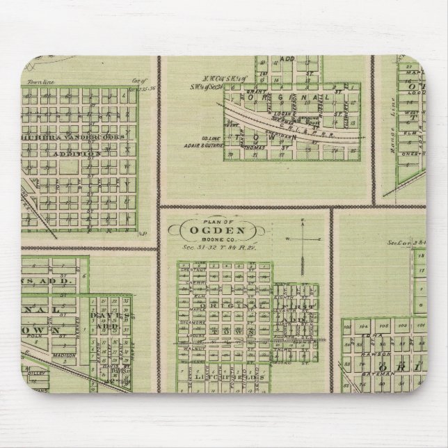 Dallas Centre, Casey, DeSoto, Dexter Mouse Pad (Front)