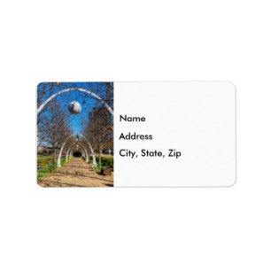Dallas Christmas Arches Address Labels
