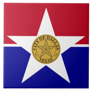 Dallas City Flag Tile