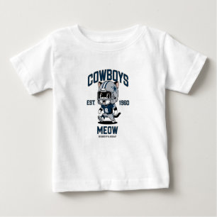 Dallas Cowboys Cute Kitten Football Player  Baby T-Shirt