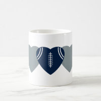 Dallas Cowboys Football Heart Design