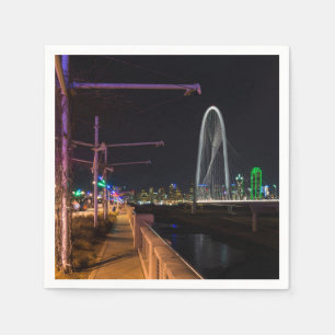 Dallas Evening Walk Napkin