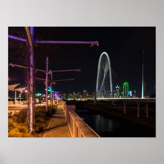 Dallas Evening Walk Poster (Front)
