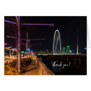 Dallas Evening Walk Thank You Card