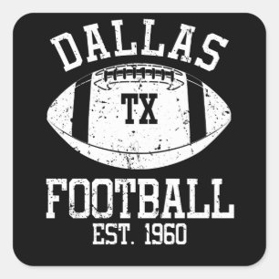 Dallas Football Fan Gift Present Idea Square Sticker