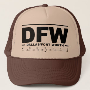 Dallas Fort Worth International Airport DFW Trucker Hat
