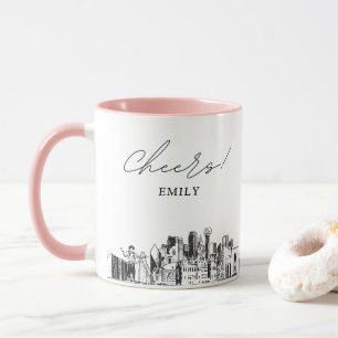 Dallas Personalised Wedding Coffee Mug