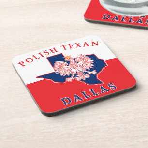 Dallas Polish Texan Coaster