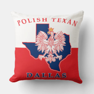 Dallas Polish Texan Cushion