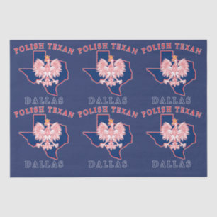 Dallas Polish Texan Tissue Paper