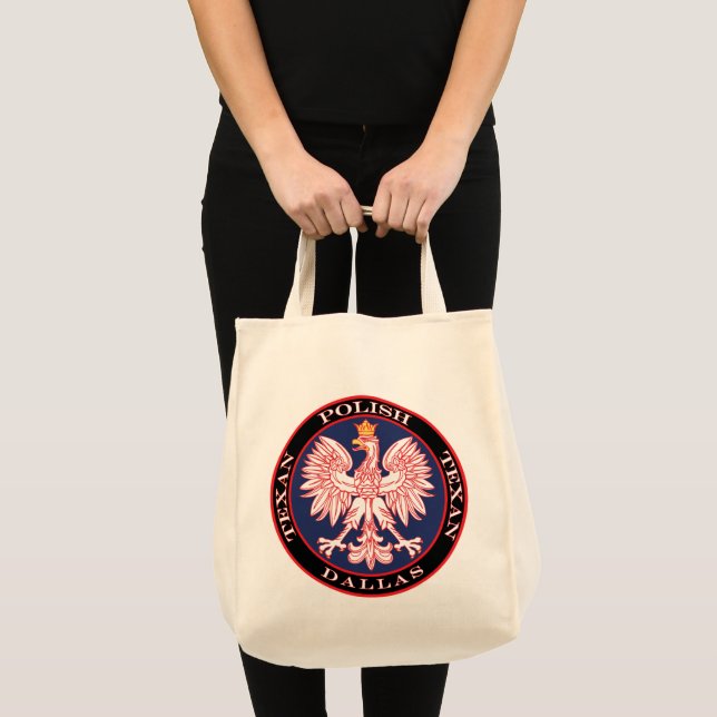 Dallas Polish Texan Tote Bag (Front (Product))