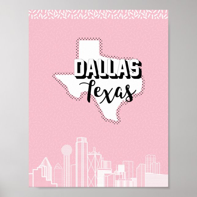 Dallas Pretty in Pink Poster (Front)