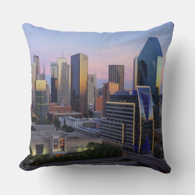 Dallas Skyline Cushion (Front)