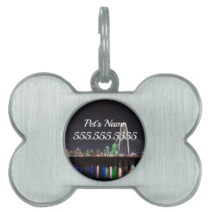 Dallas Skyline Hunt Pet ID Tag