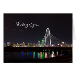 Dallas Skyline Hunt Thinking Of You Card