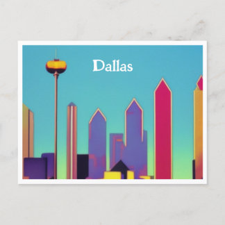 Dallas Skyline Postcard