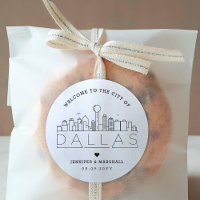 Dallas Skyline | Wedding Welcome Favour