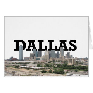Dallas Skyline with Dallas in the Sky