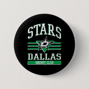 Dallas Stars Hockey Club Black Officially Licensed 6 Cm Round Badge