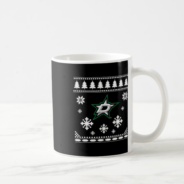 Dallas Stars Ugly Christmas Sweater Holidaze  Coffee Mug (Right)