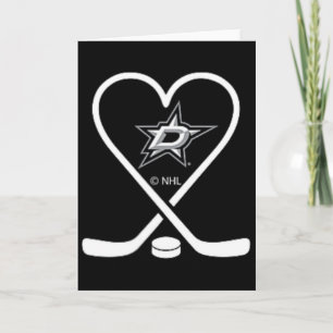 Dallas Stars Valentine Sticks Green Nhl Officially Card