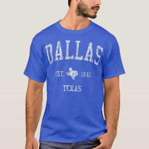 Dallas TeasVintage Sports Design Dallas Big D Tee