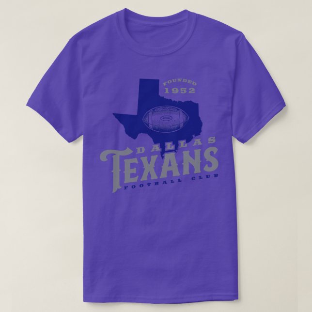 Dallas Texans T-Shirt (Design Front)