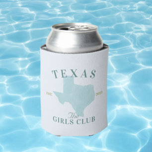 Dallas Texas Bachelorette Girls Club Can Cooler