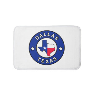 Dallas Texas Bath Mat