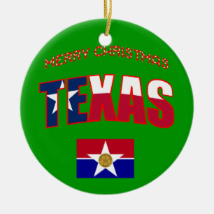 Dallas Texas Christmas Ornament