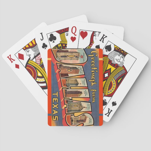 Dallas Texas Classic Playing Cards (Back)