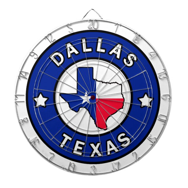Dallas Texas Dartboard (Front)