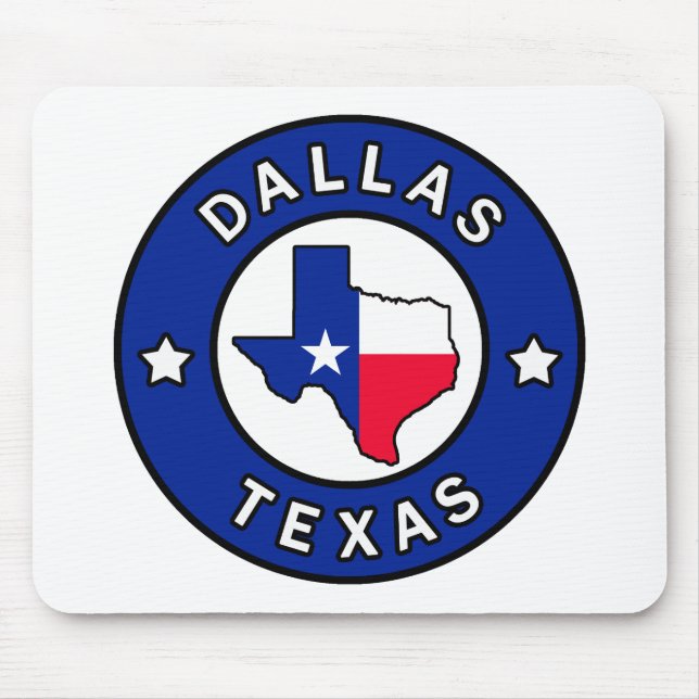 Dallas Texas Mouse Pad (Front)