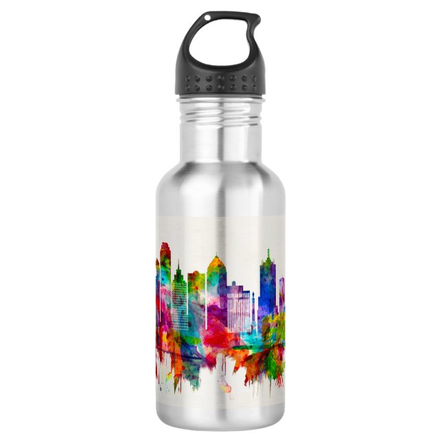 Dallas Texas Skyline 710 Ml Water Bottle (Front)