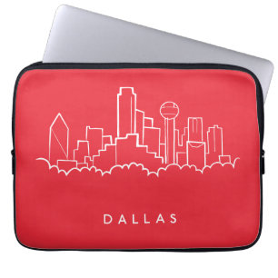 Dallas Texas Skyline Laptop Sleeve