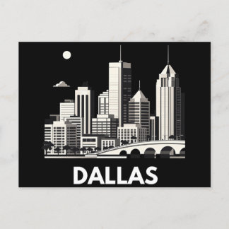 Dallas Texas Skyline Postcard