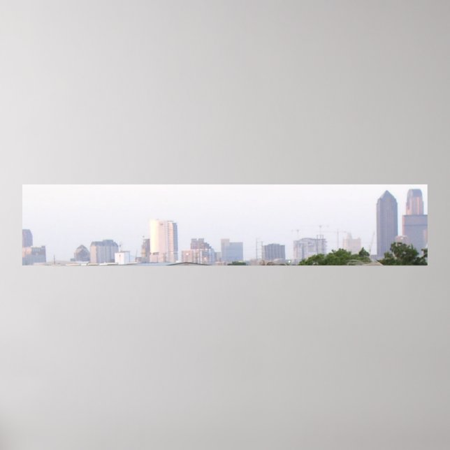 Dallas, Texas Skyline Poster (Front)