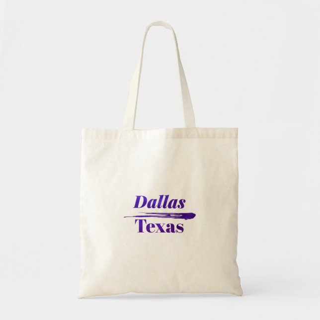 Dallas Texas Tote Bag (Front)