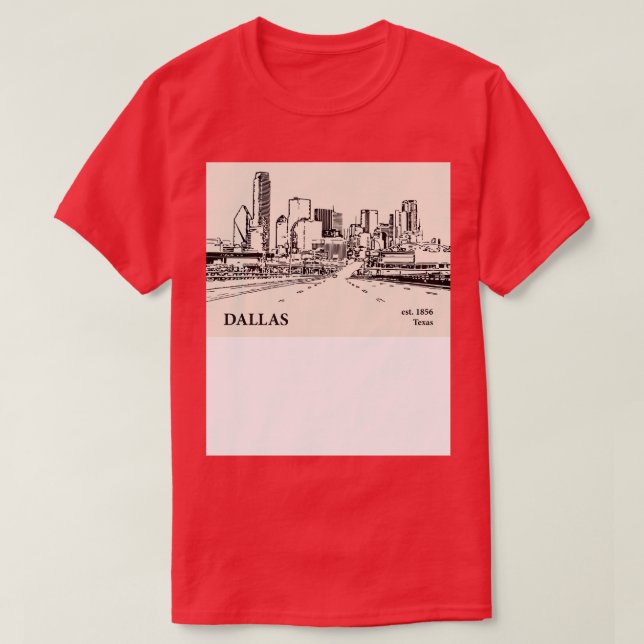Dallas Texas TShirt 1 (Design Front)