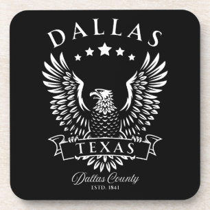 Dallas Texas Vintage Eagle Coaster